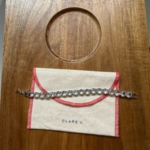 Clare V. Silver tennis Bracelet